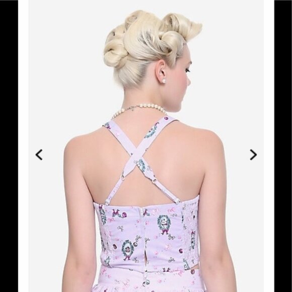 Disney The Aristocats Marie Retro Smocked Crop Top - Picture 2 of 4